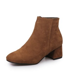 Womens  Boots | Ginny Cacao Leather Ankle Boot Boots Boots