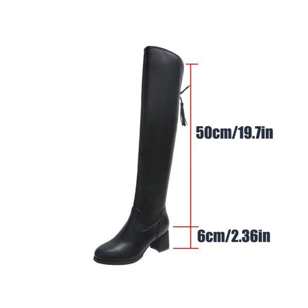 Womens  Boots | Heidi Black Leather Tall Boot Boots Black