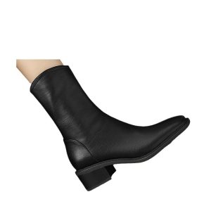 Womens  Boots | Roxy Black Block Heel Bootie Boots Black