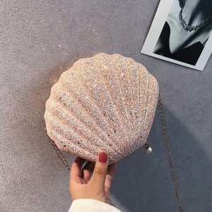 Womens  Clutches | Bailey Natural/Crystal Dome Clutch Clutches Clear