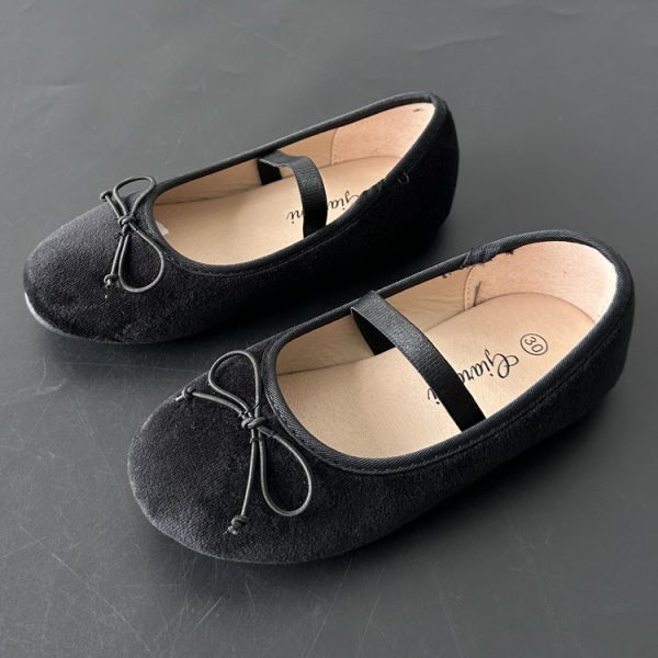 Womens  Flats & Loafers | Leonie Black Satin Ballet Flat Flats & Loafers Black