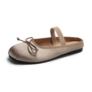 Womens  Flats & Loafers | Leonie Chocolate Leather Ballet Flat Flats & Loafers Chocolate Leather