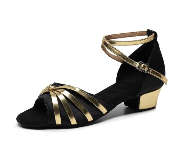 Womens  Heeled Sandals | Olivia Champagne Knot Mid-Heel Sandal Heeled Sandals Champagne