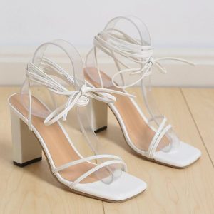 Womens  Heeled Sandals | Ryder Dune Leather Heeled Sandal Heeled Sandals Dune