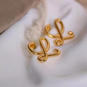 Womens  Jewelry | Small Gold Letter "W" Charm Accessories Gold W