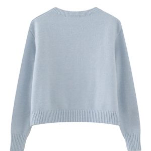 Womens  Knitwear | Lana Cashmere Sweater Clothing Grey