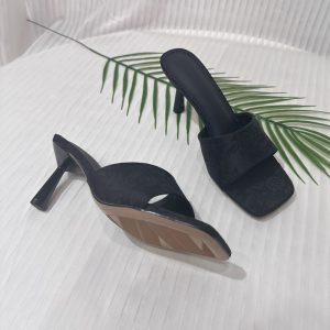 Womens  Pumps & Mules | Margot Black Moiré Bow Mule Pumps & Mules Black