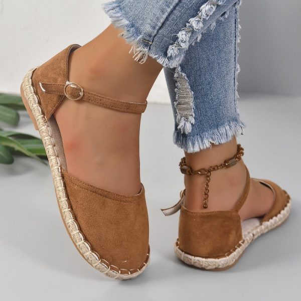 Womens  Flats & Loafers | Clover Nutmeg Moiré Espadrille Flats & Loafers Flats & Loafers